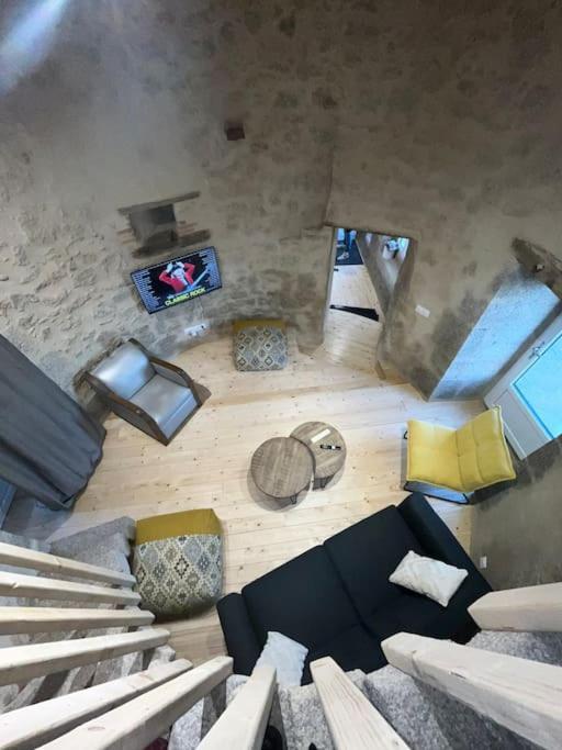 Villa Loue Ancien Moulin A Vent Avec Piscine Et Jacuzzi Neuvy-Bouin Exterior foto